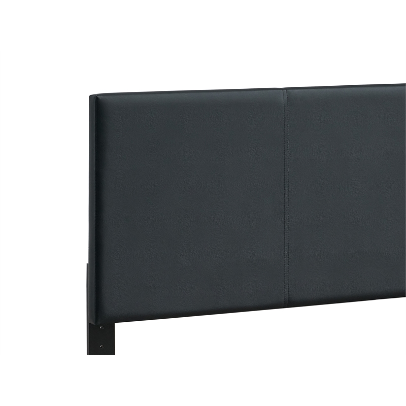 Glory Furniture Baron G00702-TB-UP Black Modern Faux Leather Platform Bed