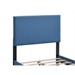 Glory Furniture Baron G00704-TB-UP Blue Modern Faux Leather Platform Bed