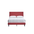 Glory Furniture Baron G00705-FB-UP   RED Faux Leather Platform Bed