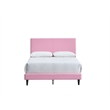 Glory Furniture Baron G00706-FB-UP   PINK Faux Leather Platform Bed