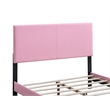 Glory Furniture Baron G00706-FB-UP   PINK Faux Leather Platform Bed