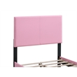 Glory Furniture Baron G00706-TB-UP   PINK Faux Leather Platform Bed