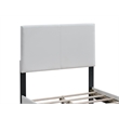Glory Furniture Baron G00709-TB-UP   WHITE Faux Leather Platform Bed