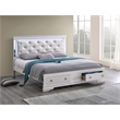 Glory Furniture Naples G6735B-KSB King Bed  Pearl White