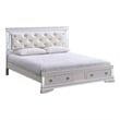 Glory Furniture Naples G6735B-QSB Queen Bed  Pearl White