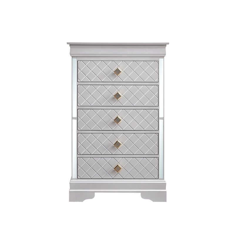 Glory Furniture Naples G6735-CH Chest  Pearl White