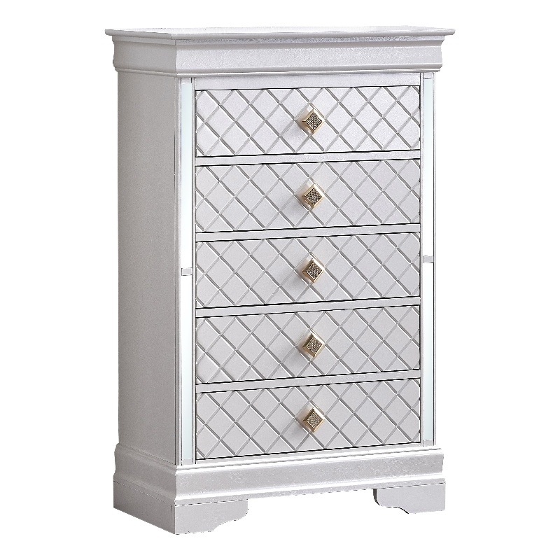 Glory Furniture Naples G6735-CH Chest  Pearl White