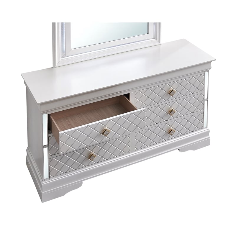 Glory Furniture Naples G6735-D Dresser  Pearl White