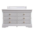 Glory Furniture Naples G6735-D Dresser  Pearl White