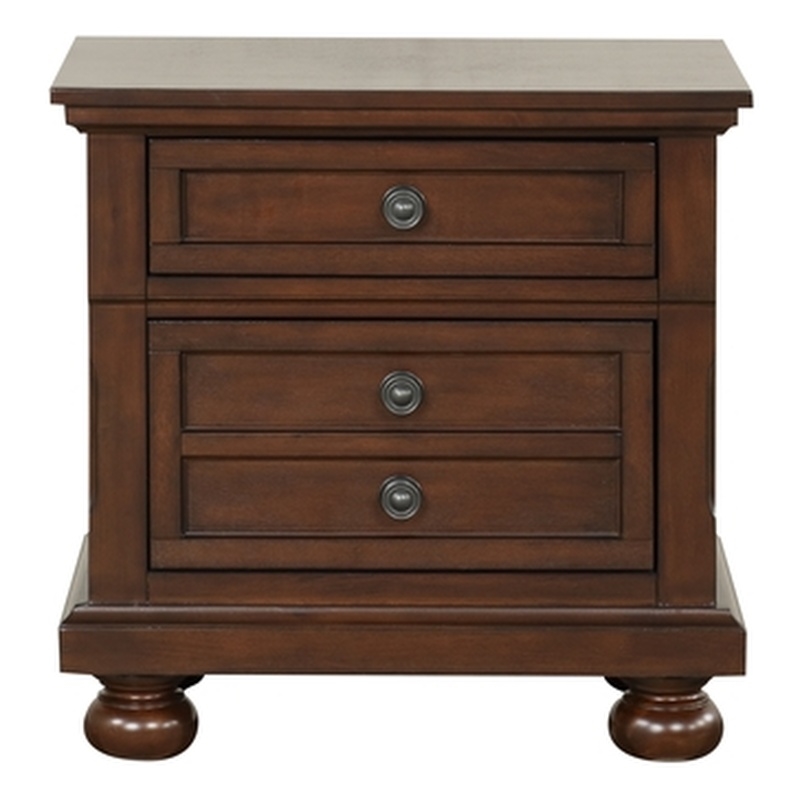 Glory Furniture Meade G8910-N Wood Nightstand Rustic Cherry
