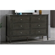 Glory Furniture Daniel G1311-D-05 6 Drawer Dresser - Gray