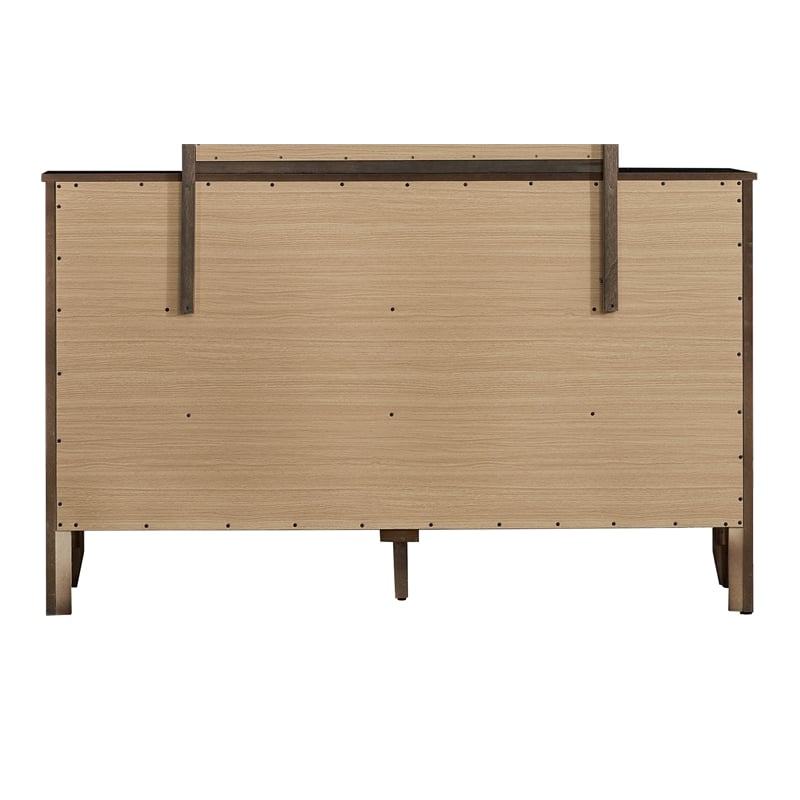 Glory Furniture Daniel G1312-D-25 6 Drawer Dresser - Cappuccino