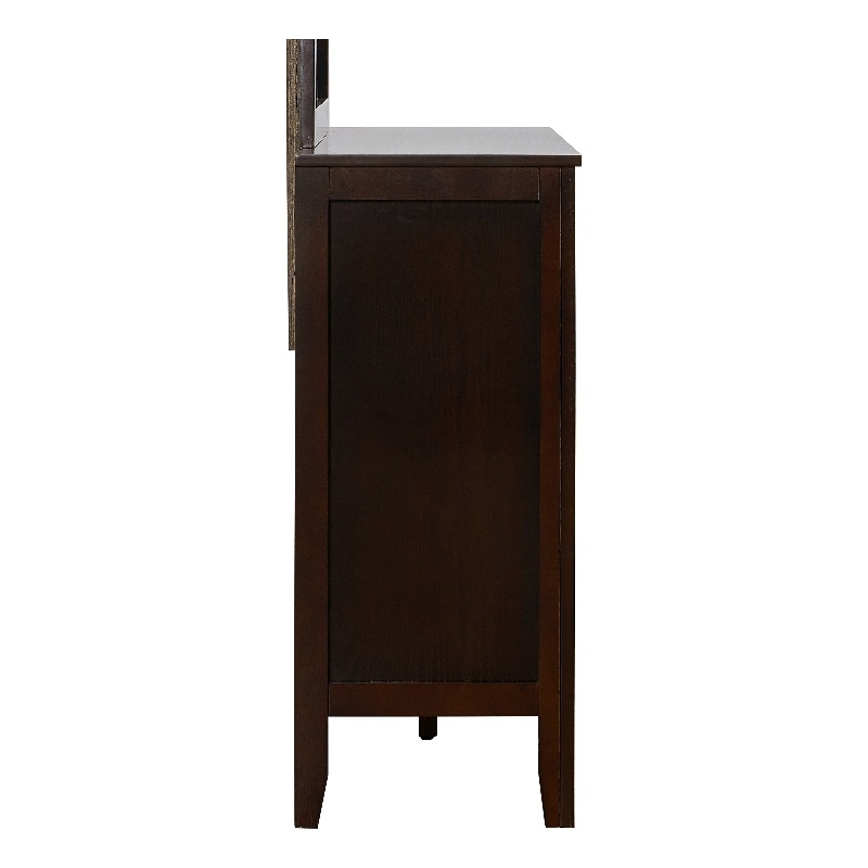 Glory Furniture Daniel G1312-D-25 6 Drawer Dresser - Cappuccino