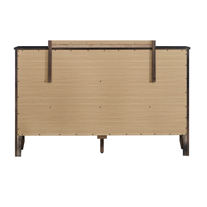 Glory Furniture Daniel G1313-D-50 6 Drawer Dresser - Black