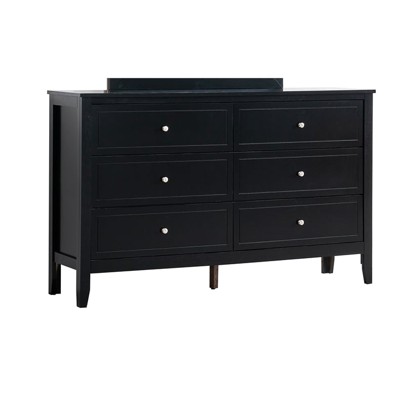 Glory Furniture Daniel G1313-D-50 6 Drawer Dresser - Black