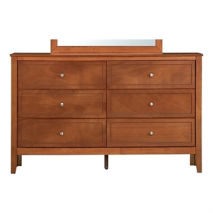 Glory Furniture Daniel G1314-D-60 6 Drawer Dresser - Oak