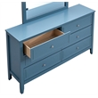 Glory Furniture Daniel G1316-D-80 6 Drawer Dresser - Teal