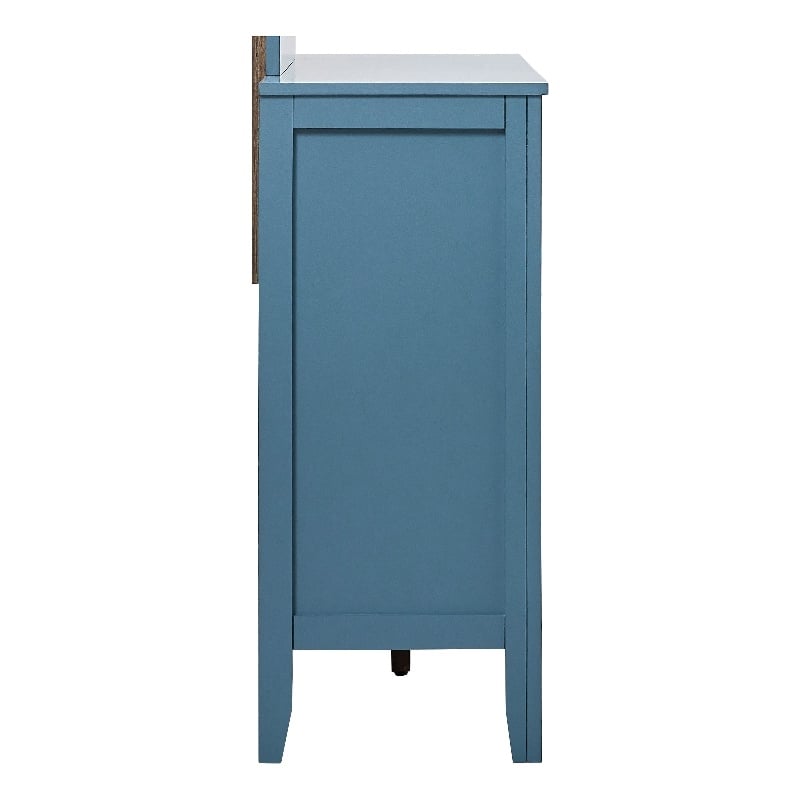 Glory Furniture Daniel G1316-D-80 6 Drawer Dresser - Teal