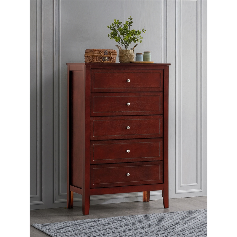 Glory Furniture Daniel G1310-CH-00 5 Drawer Chest - Cherry