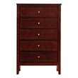 Glory Furniture Daniel G1310-CH-00 5 Drawer Chest - Cherry