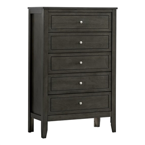 Glory Furniture Daniel G1311-CH-05 5 Drawer Chest - Gray