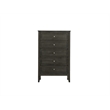 Glory Furniture Daniel G1311-CH-05 5 Drawer Chest - Gray