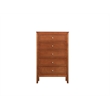 Glory Furniture Daniel G1314-CH-60 5 Drawer Chest - Oak