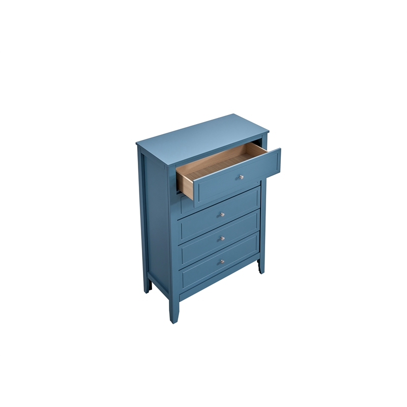 Glory Furniture Daniel G1316-CH-80 5 Drawer Chest - Teal