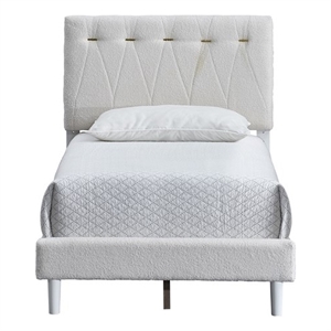 Glory Furniture Sinclair G001608-FB-UP Full Bed   WHEAT Teddy Bear Fabric