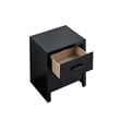 Glory Furniture Morris G0092-N  2 Drawer Wooden Nightstand Black
