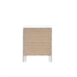 Glory Furniture Morris G0093-N  2 Drawer Wooden Nightstand White