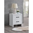 Glory Furniture Morris G0093-N  2 Drawer Wooden Nightstand White