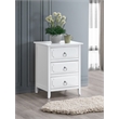 Glory Furniture Daniel G0090-N 3 Drawer Wooden Nightstand White