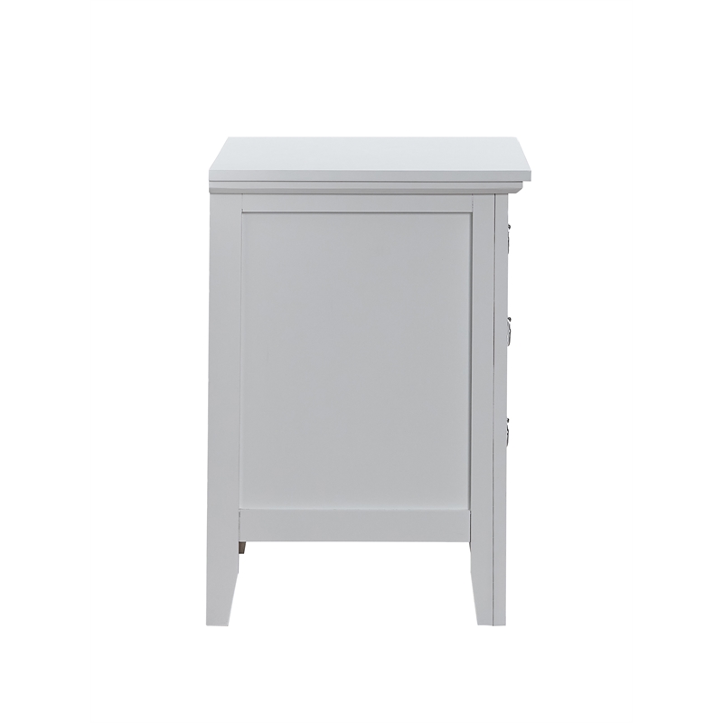 Glory Furniture Hammond G0091-N 3 Drawer Nightstand White