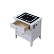 Glory Furn Hammond G5490-N2-SMART  3 Dr Power Nightstand w Speakers White