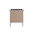 Glory Furn Hammond G5490-N2-SMART  3 Dr Power Nightstand w Speakers White