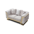 Glory Furniture Rebecca G00195A-L Loveseat Shimmering Silver Velvet