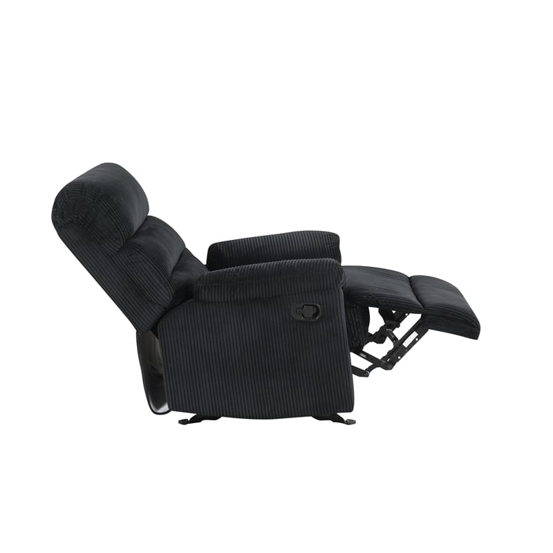 Glory Furniture Lucie G00250A-RC Glider Recliner  Black