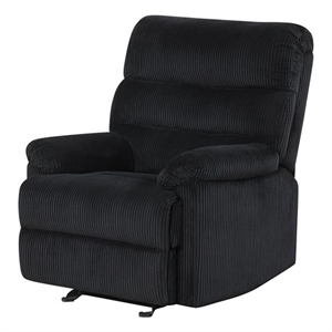 Glory Furniture Lucie G00250A-RC Glider Recliner  Black