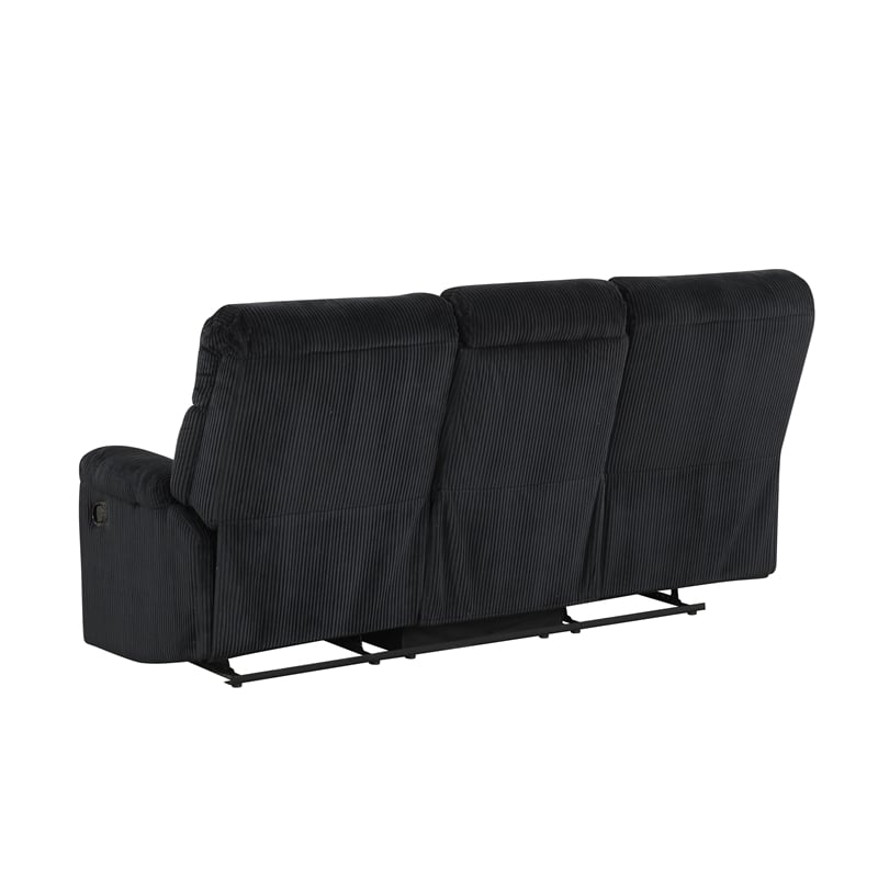 Glory Furniture Lucie G00250A-RS Casual Reclining Sofa Black