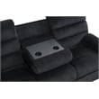 Glory Furniture Lucie G00250A-RS Casual Reclining Sofa Black