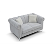 Glory Furniture Sammy G00340A-L Mid Century Modern Loveseat GRAY