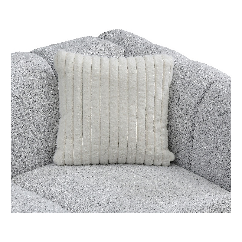 Glory Furniture Sammy G00340A-L Mid Century Modern Loveseat GRAY