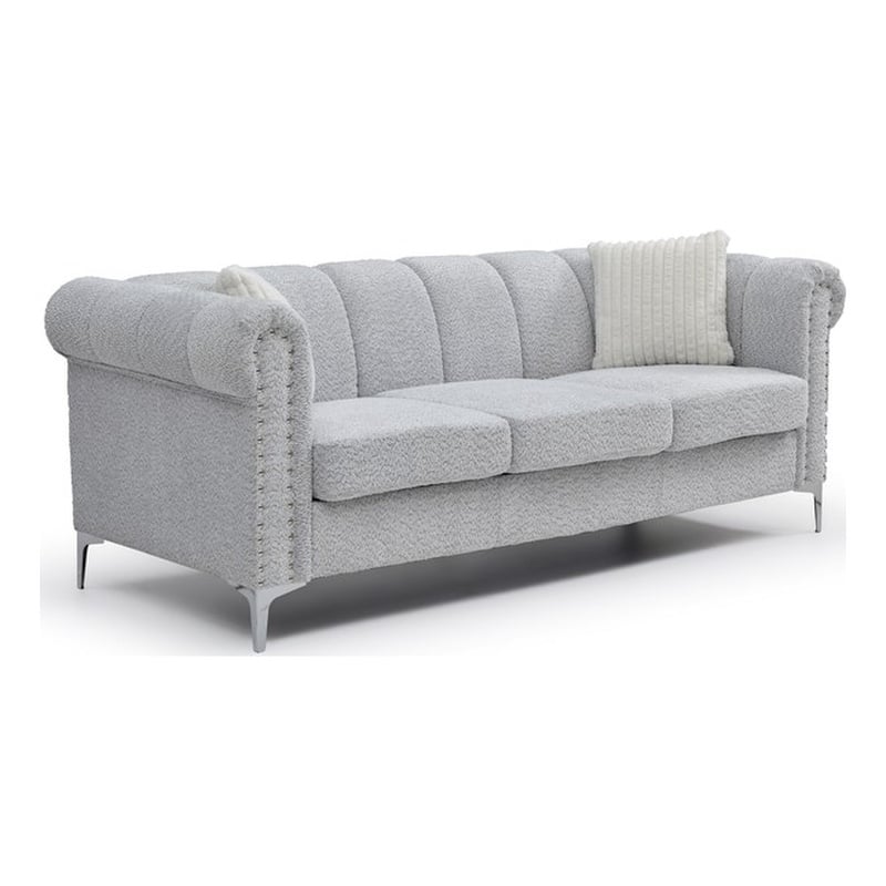 Glory Furniture Sammy G00340A-S Mid Century Modern Sofa GRAY