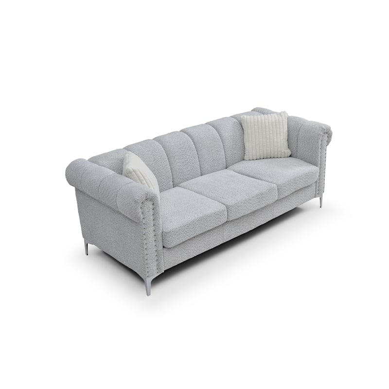 Glory Furniture Sammy G00340A-S Mid Century Modern Sofa GRAY
