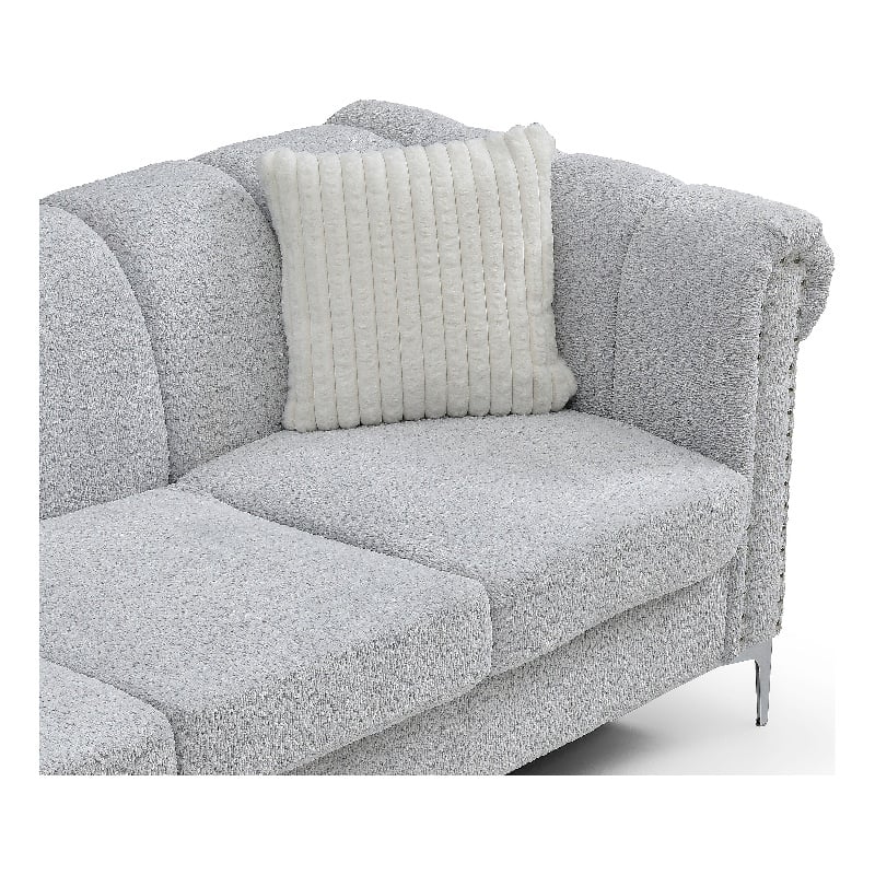 Glory Furniture Sammy G00340A-S Mid Century Modern Sofa GRAY