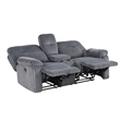 Glory Furniture Comfy G00880A-RL Reclining Loveseat Gray