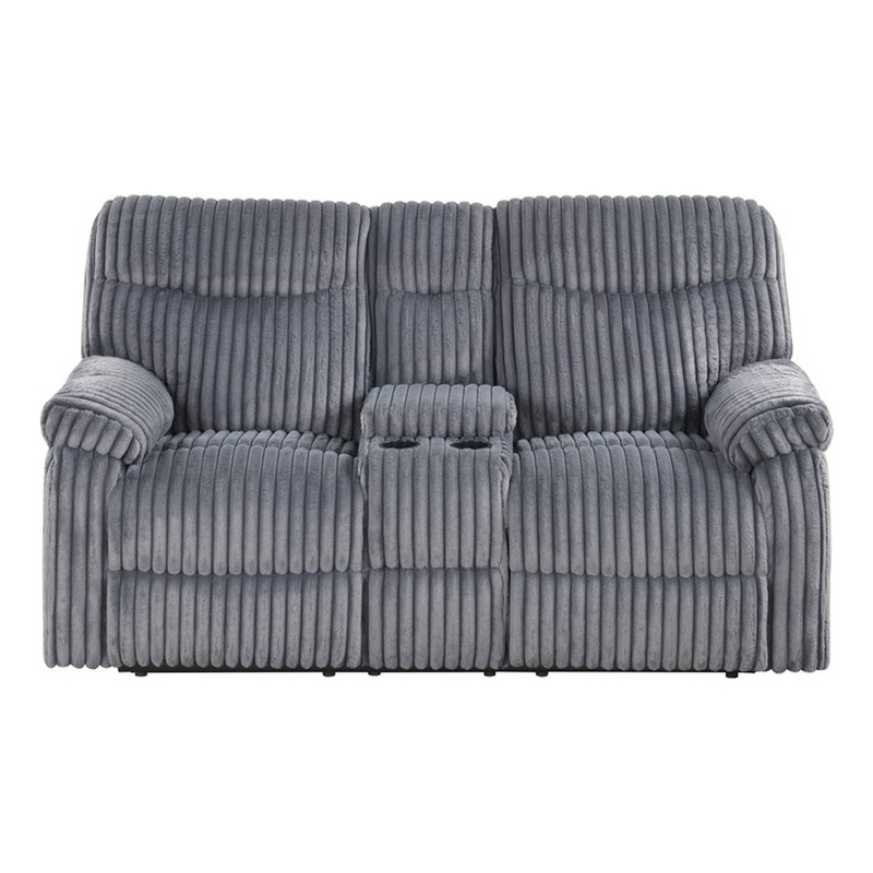 Glory Furniture Comfy G00880A-RL Reclining Loveseat Gray