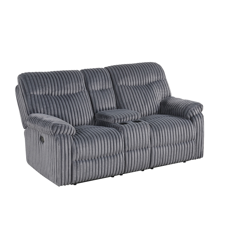 Glory Furniture Comfy G00880A-RL Reclining Loveseat Gray