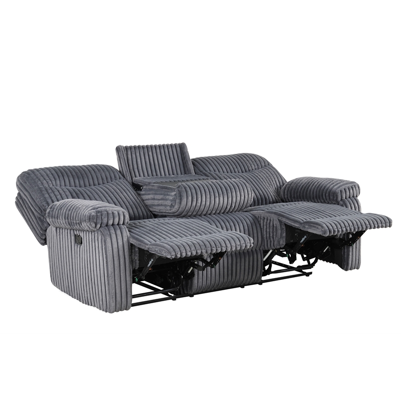 Glory Furniture Comfy G00880A-RS Reclining Sofa Gray